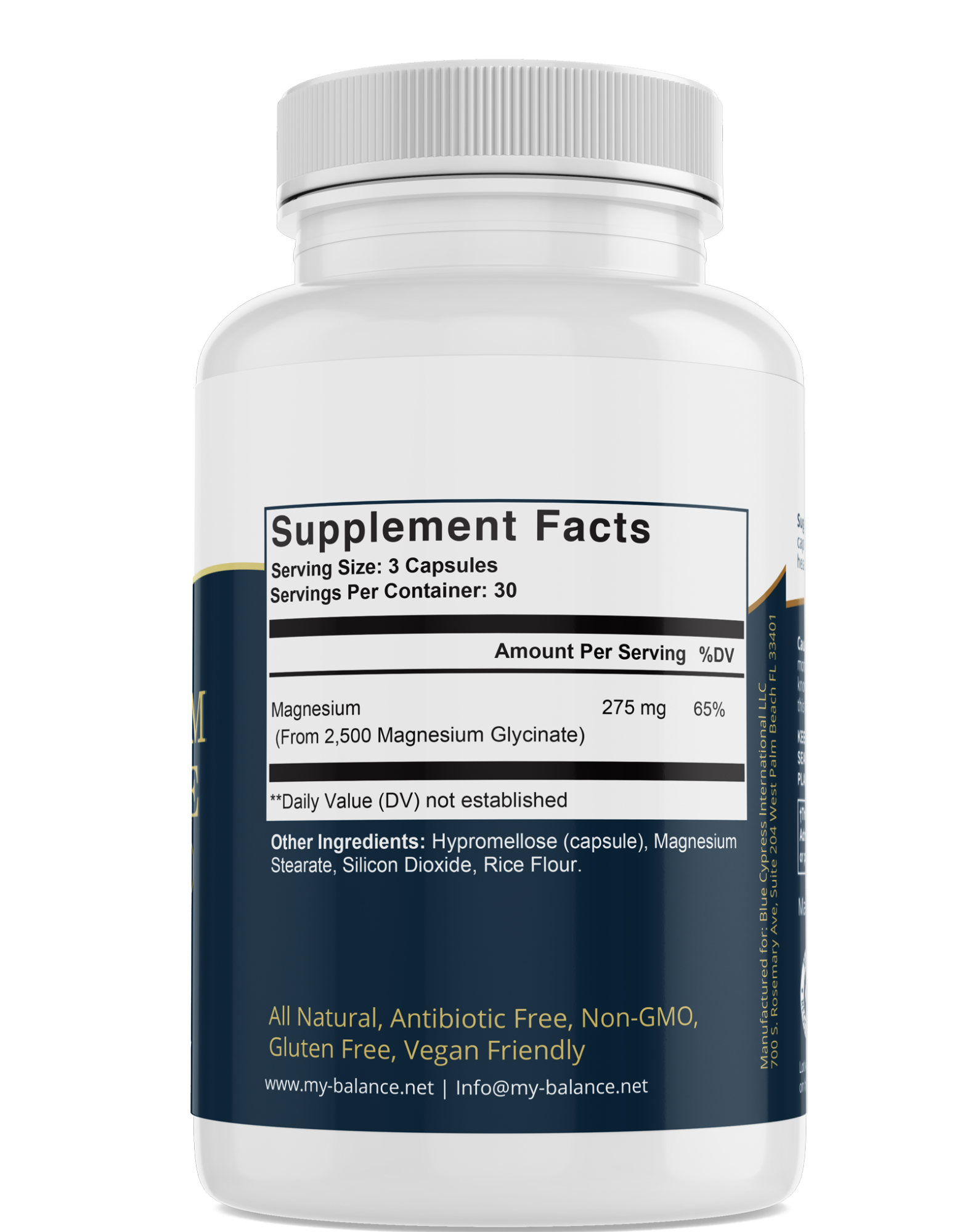 Magnesium Glycinate | Highly Absorbable Daily Magnesium Supplement