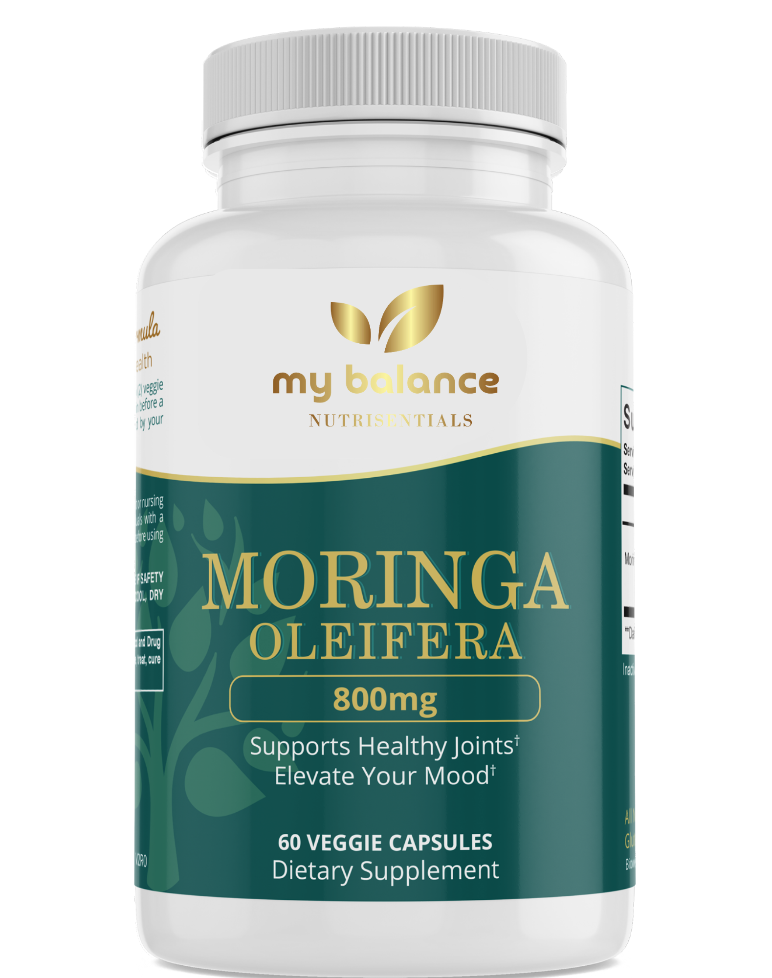 Organic Moringa Oleifera Capsules | Nutrient-Dense Superfood Supplement