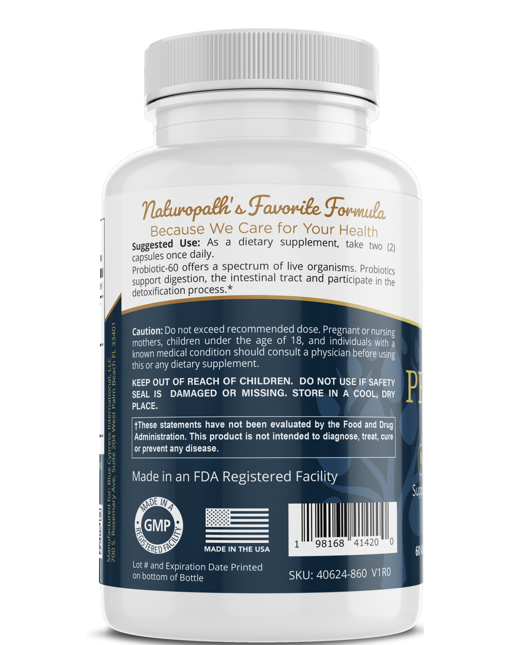 Probiotics 60 Billion CFU | Max-Strength Digestive Support