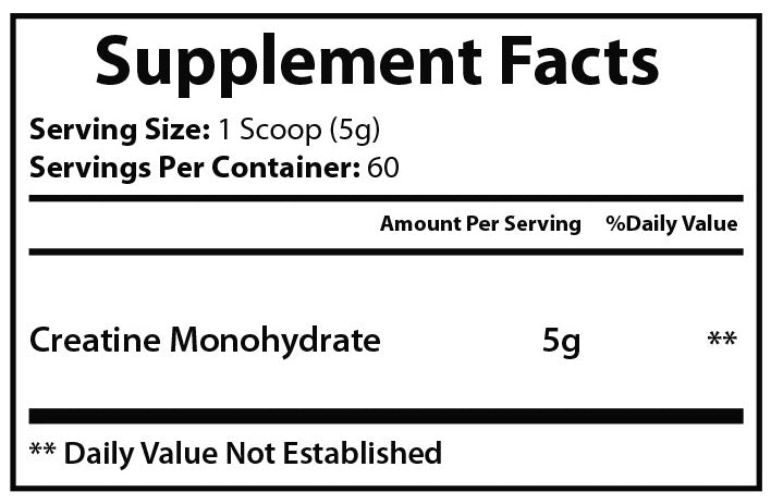 Pure Creatine Monohydrate | 60-Day Supply for Strength & Performance